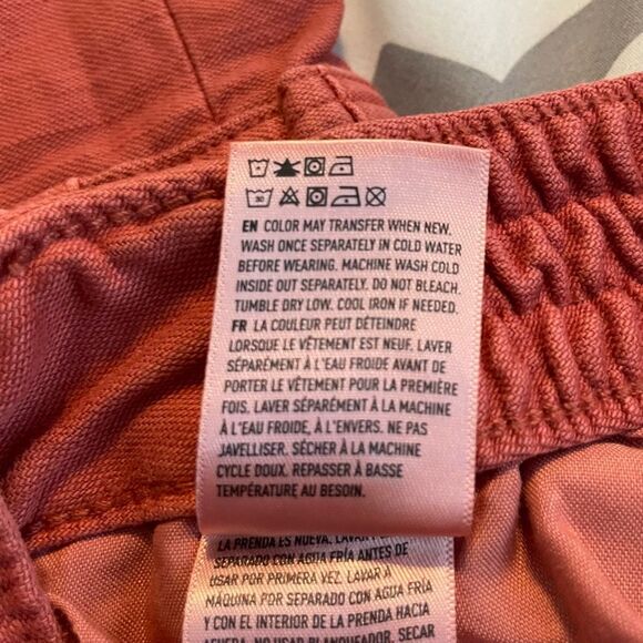 American Eagle AE Stretch Cargo Straight Pant Rust Brown 0 Short - Picture 12 of 12